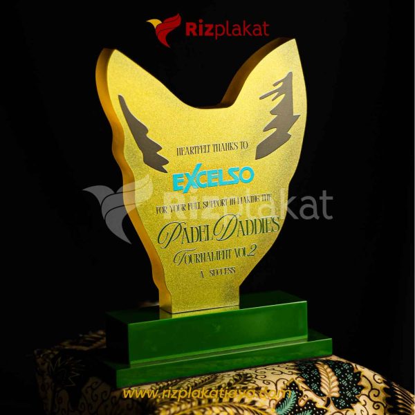 Plakat Resin Gold Custom